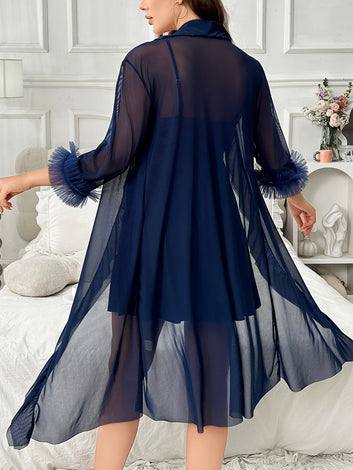 3pcs pajama set, Women's lace set, sexy off shoulder solid color pajamas